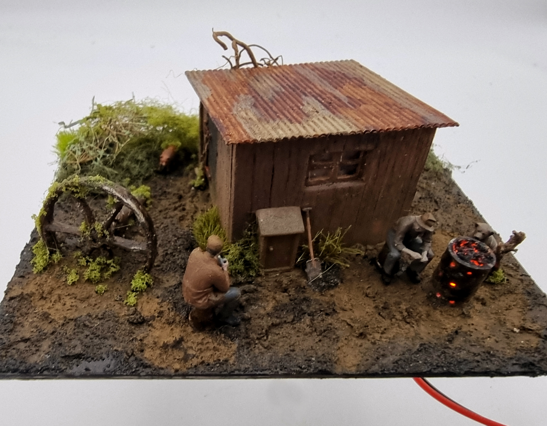 Bespoke commission example — Workmen and the Fox