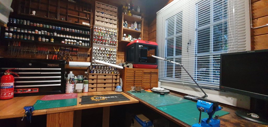 The Little World Workshop workbench in Surrey